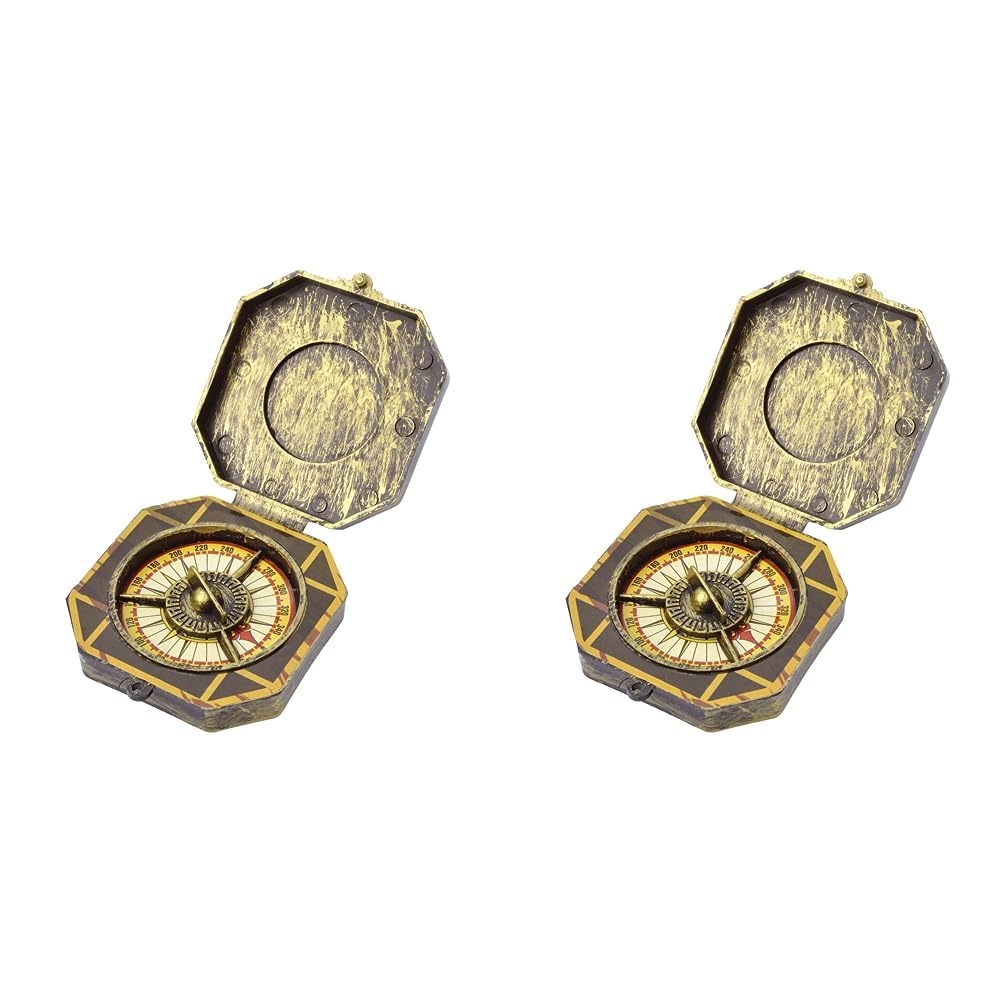 Bristol Novelty BA1315 Pirate Compass for Fancy Dress, Unisex-Adult, One Size