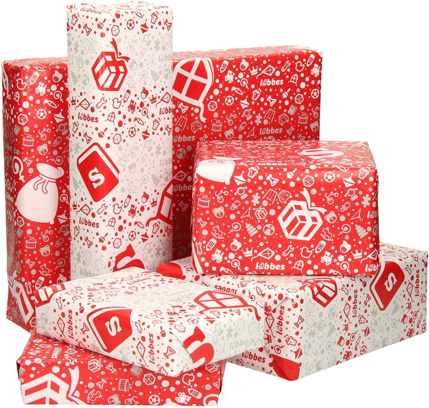 Jouetprive-Lobbes Sinterklaas Wrapping Paper, 5mtr