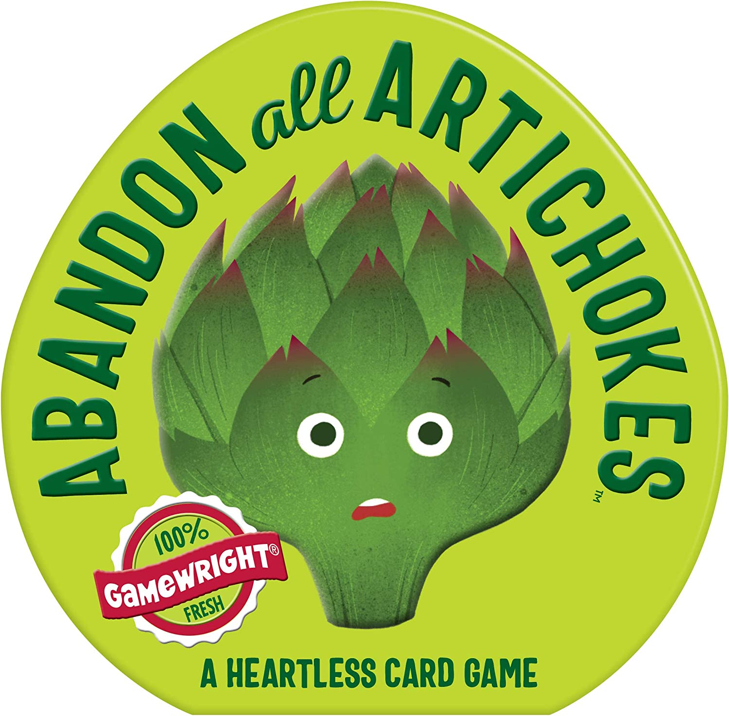 Gamewright | Abandon All Artichokes | Card Game | Ages 10+ | 2 to 4 Players | 20 mins Minutes Playing Time, 12.07 x 14.61 x 3.81 cm