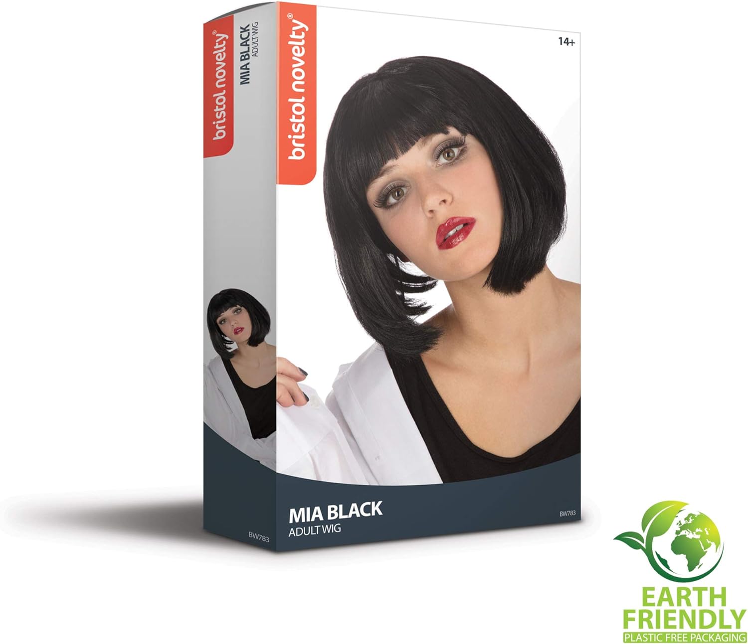 Rubie's Official Forum BW783 Black Mia Wig