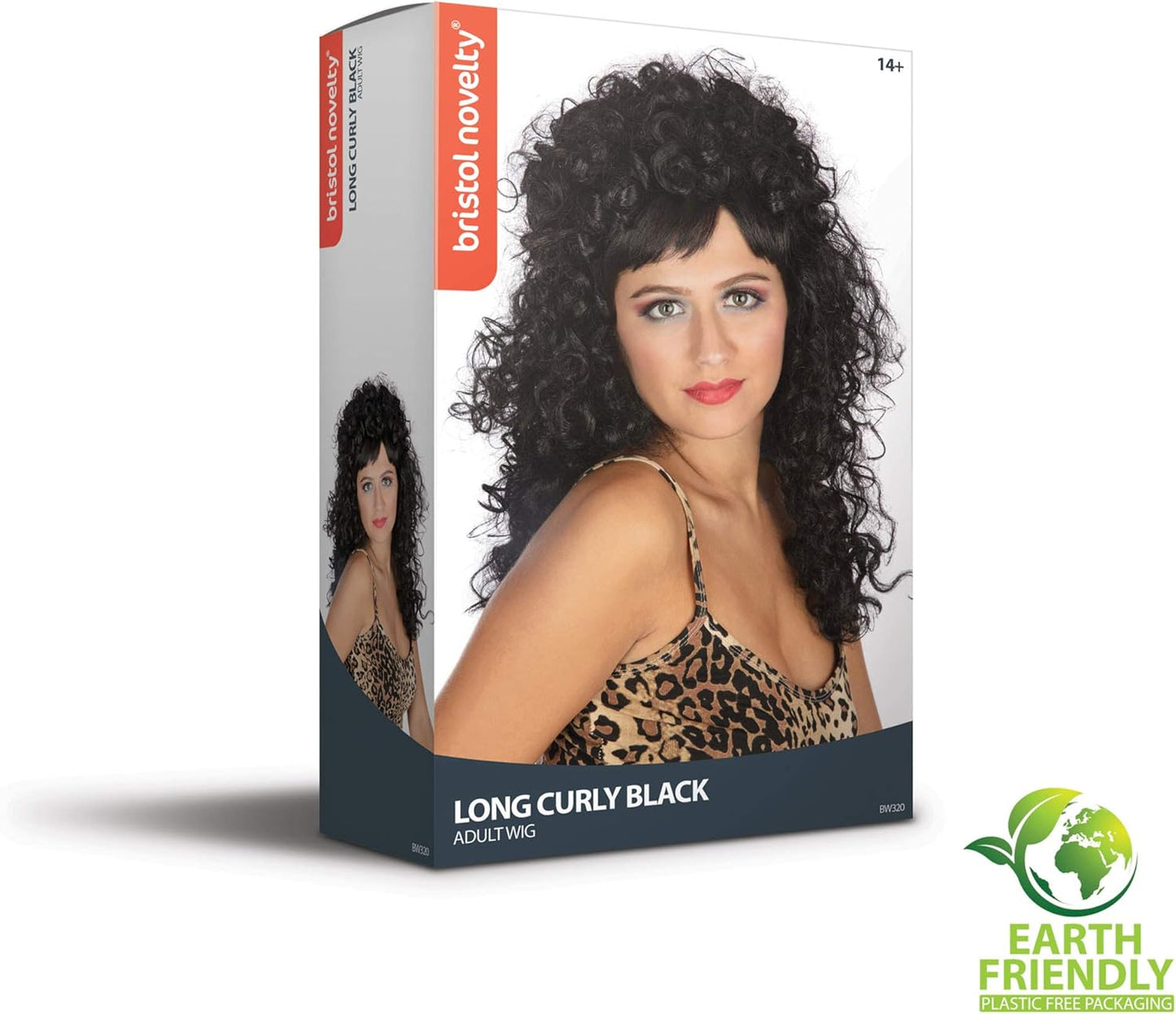 Bristol Novelty womens Curly Long Blonde Wig | For women Black Accessory, Black, One Size UK