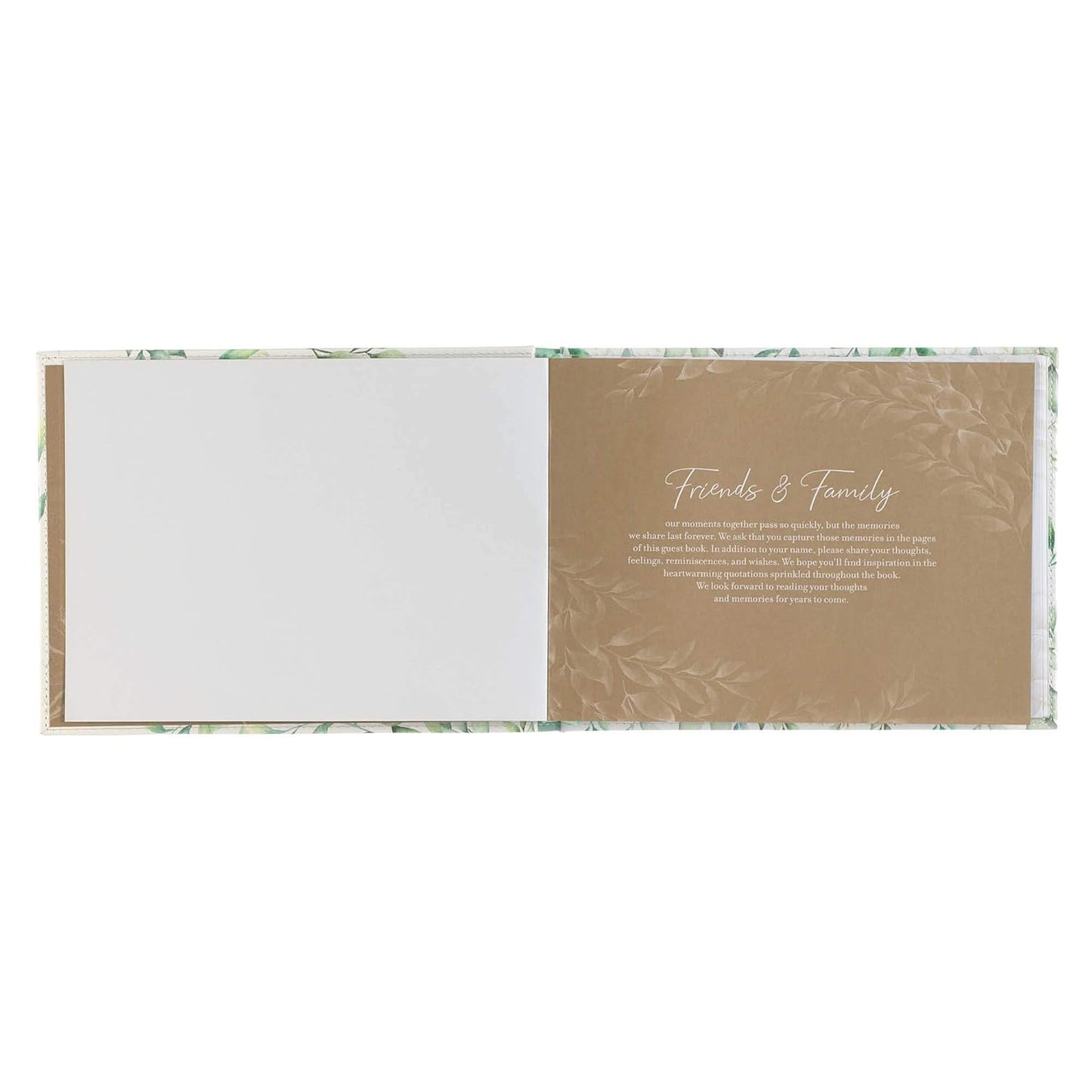 Guestbook Green Leaves