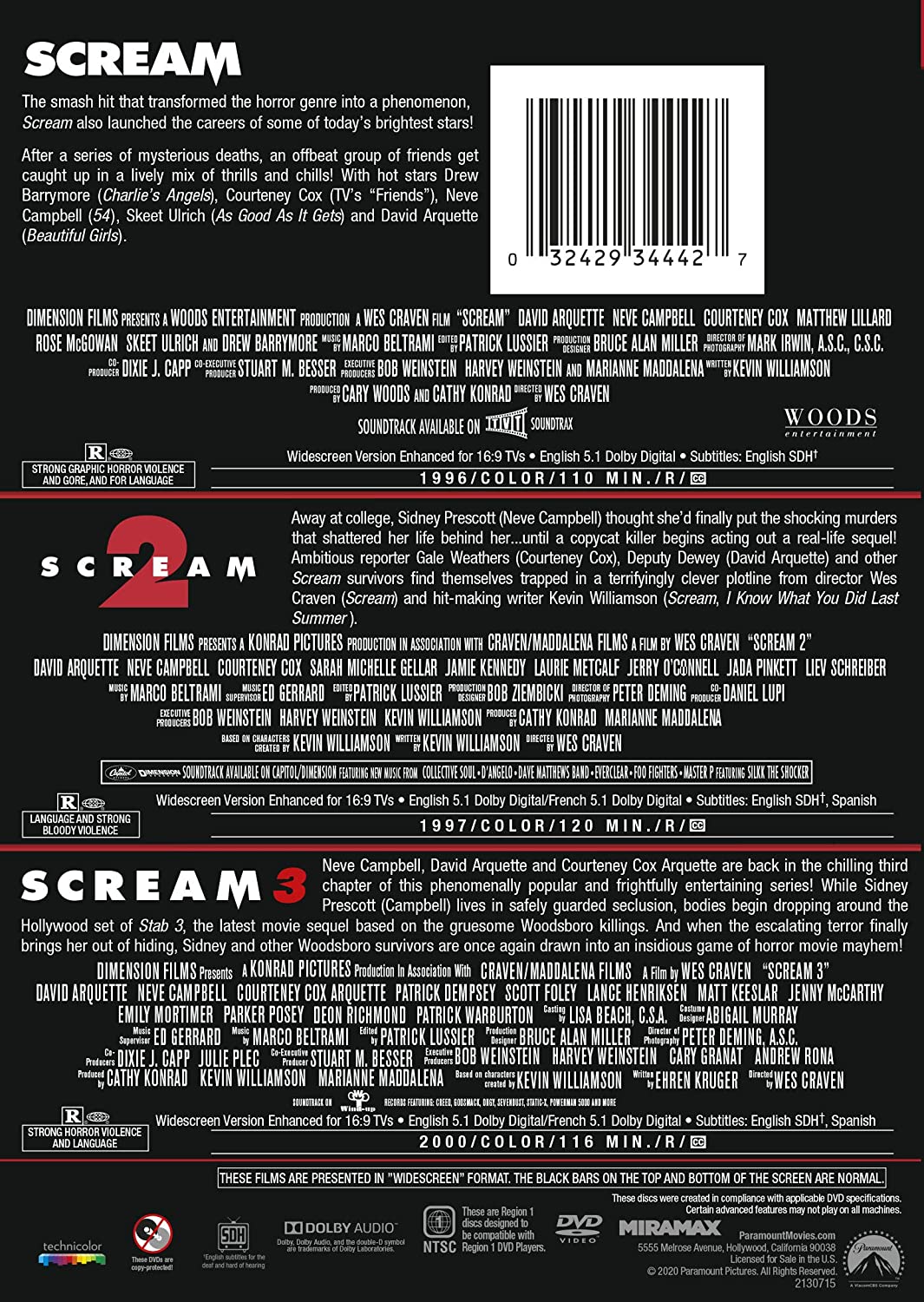 Scream 3 Movie Collection