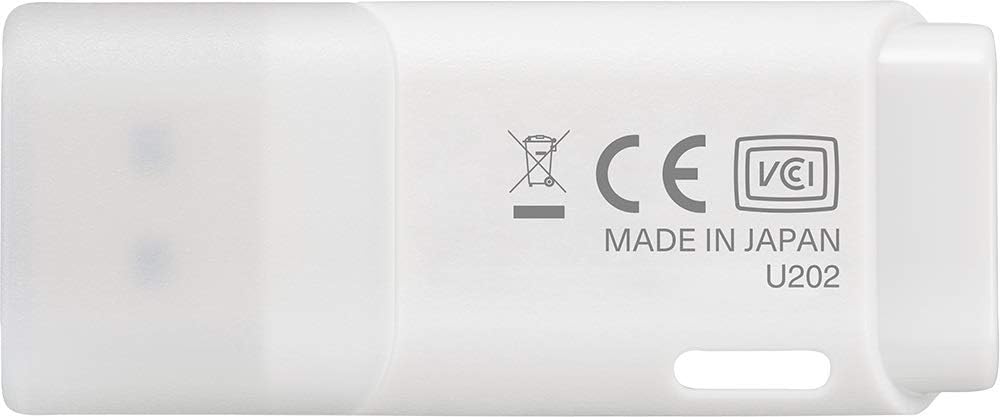 KIOXIA 128GB TransMemory U202 USB 2.0 Flash Drive, White