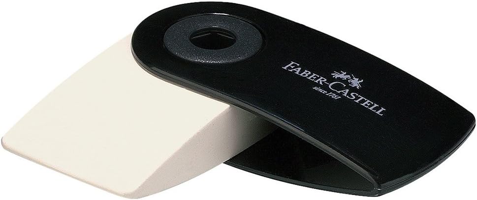 Faber-Castell 182410 Eraser Sleeve Mini, Protection Black