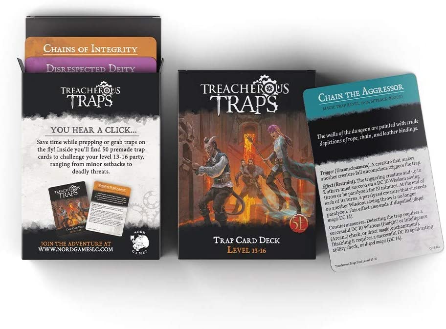 Treacherous Traps Deck Level 13-16 (5E)