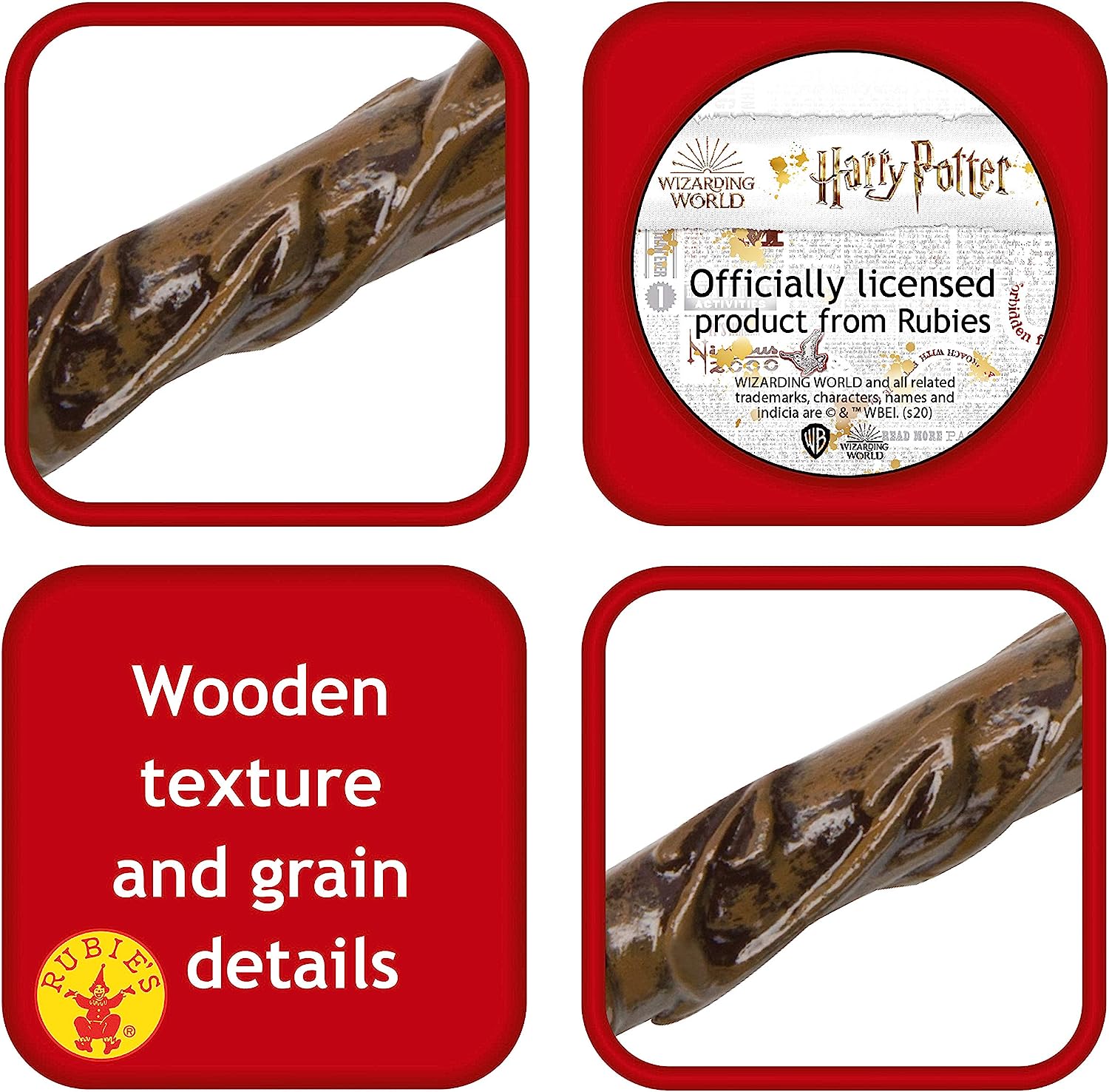 Rubies - Harry Potter Officiel - Baguette Hermione (Enfant