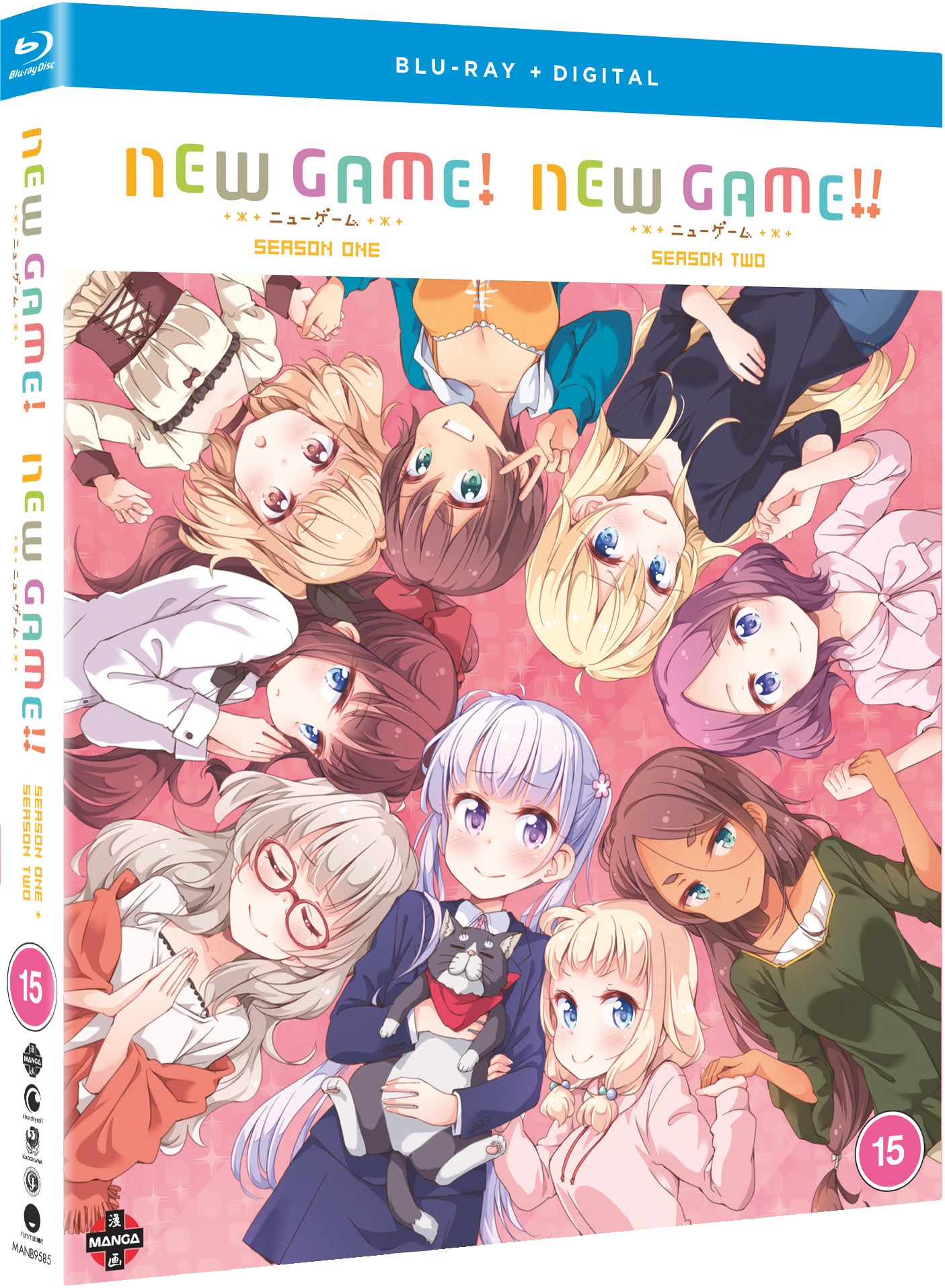 NEW GAME! + NEW GAME!! - Seasons 1 and 2 - Blu-ray + Free Digital Copy