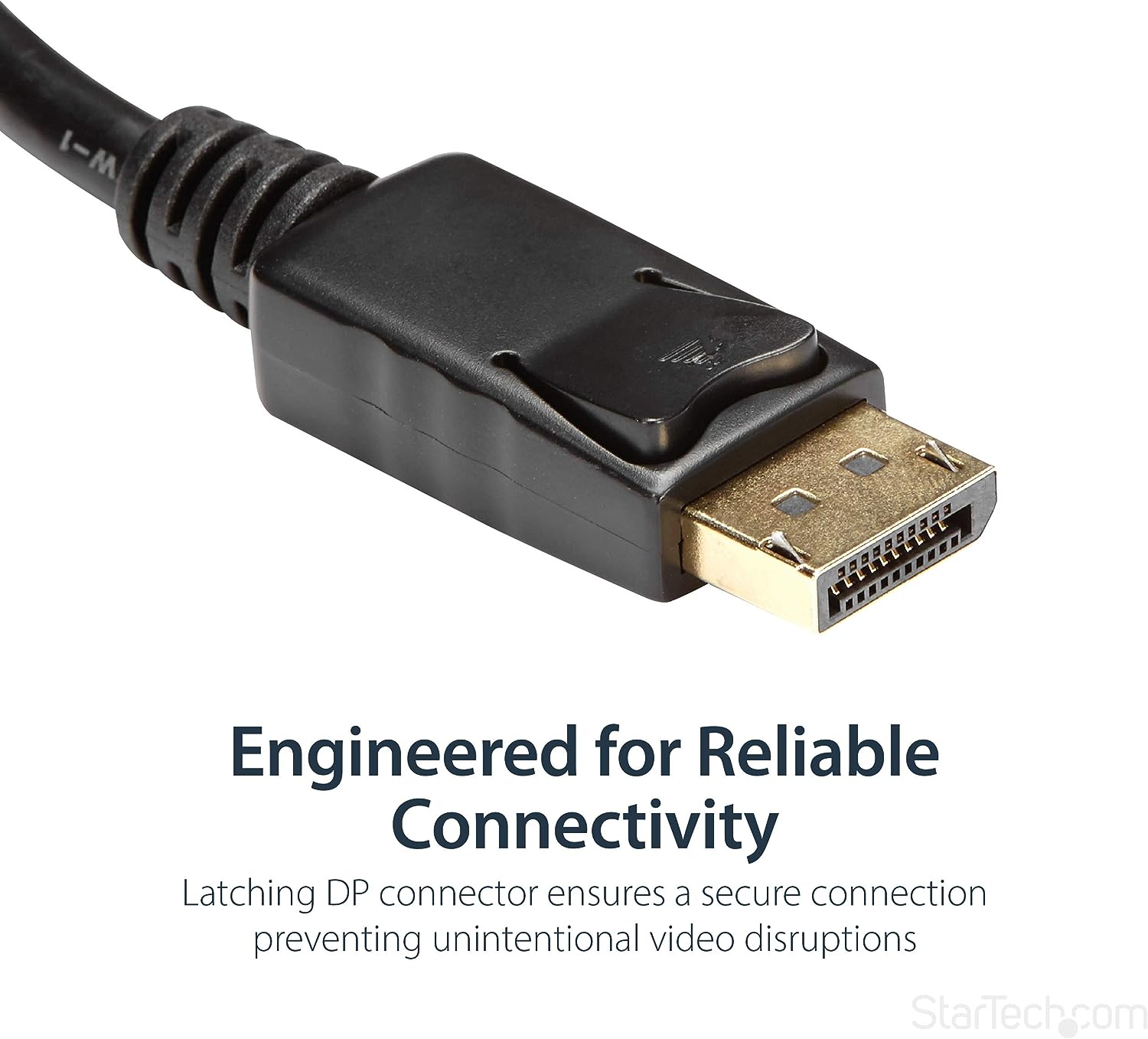 StarTech.com DisplayPort to HDMI Adapter - DP 1.2 to HDMI Video Converter 1080p - DP to HDMI Monitor/TV/Display Cable Adapter Dongle - Passive DP to HDMI Adapter - Latching DP Connector (DP2HDMI2
