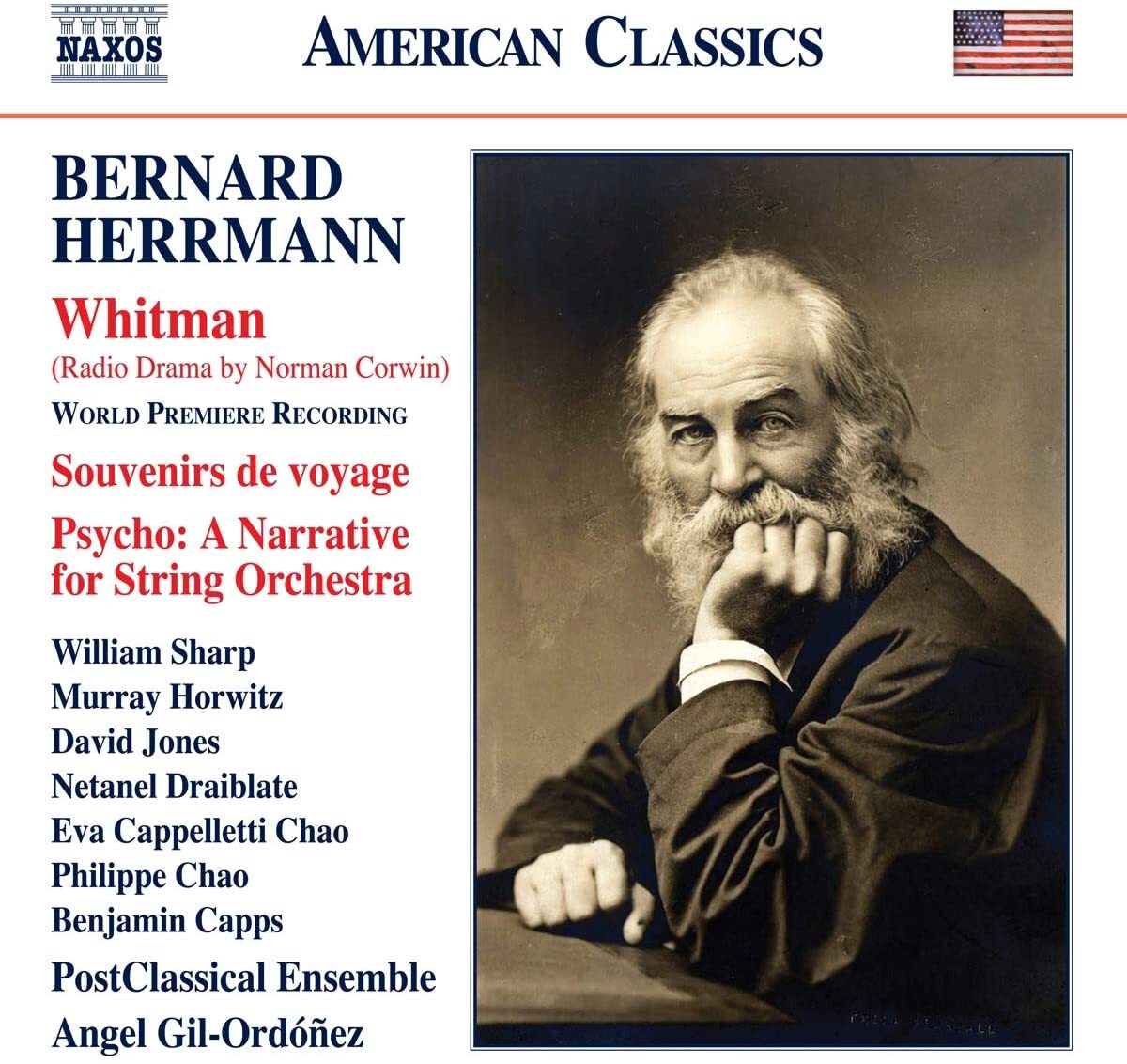 Bernard Herrmann: Whitman/Souvenirs De Voyage/Psycho...
