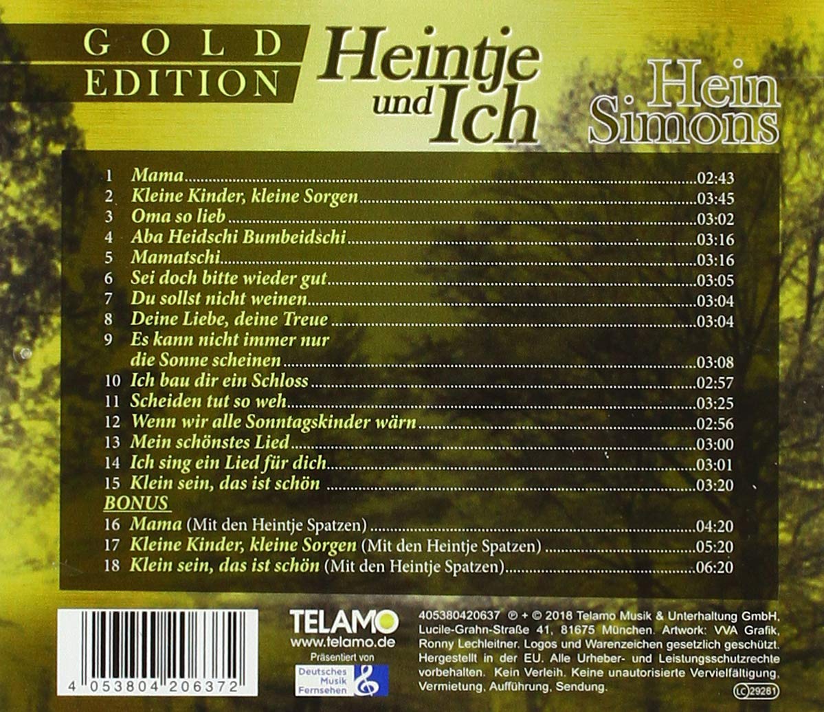 Heintje und Ich (Gold Edition)