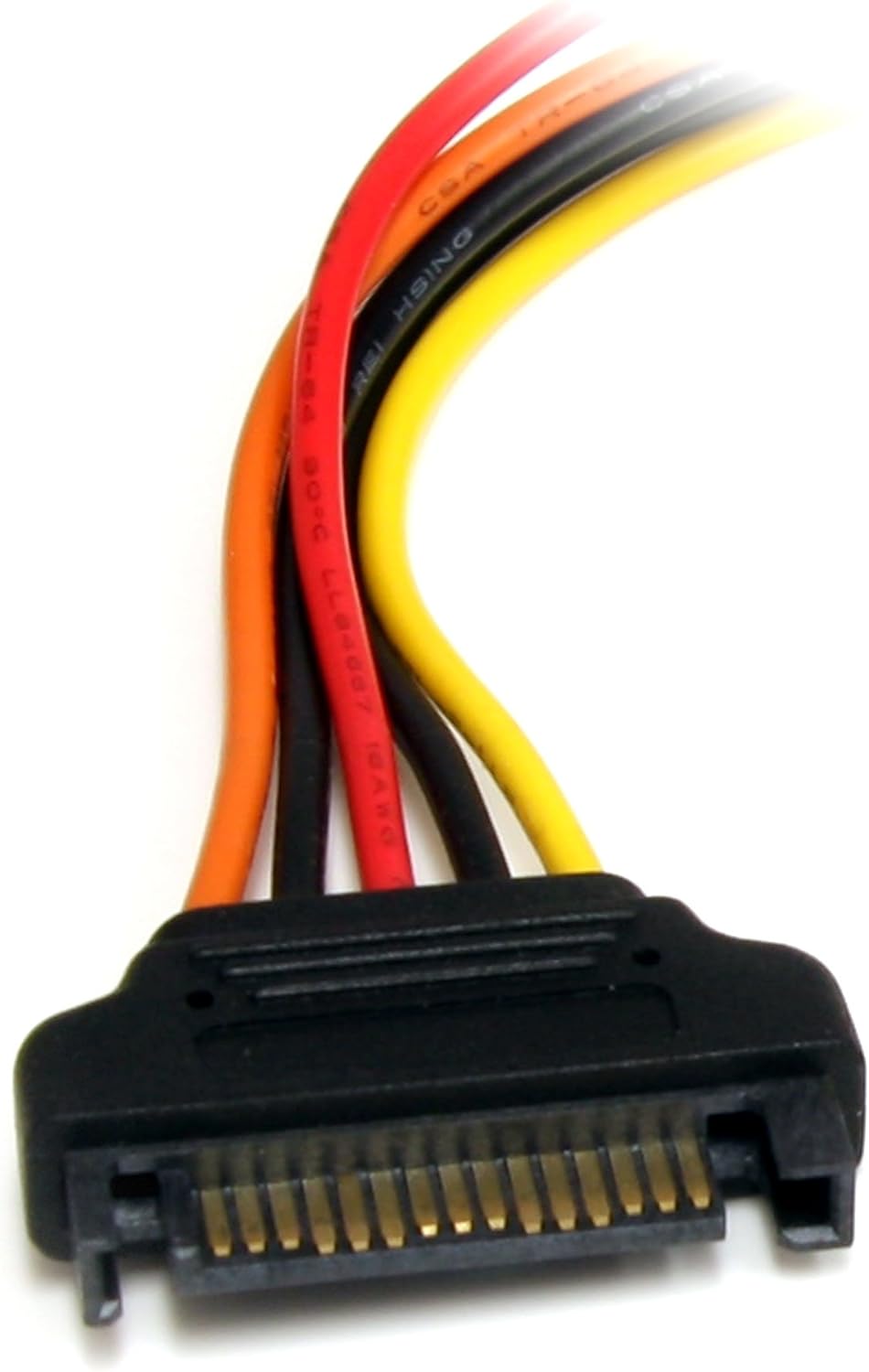 StarTech.com 12in 15 pin SATA Power Extension Cable - SATA Power Male to Female Extender - 12 Inch SATA Power Extension Cord (SATAPOWEXT12