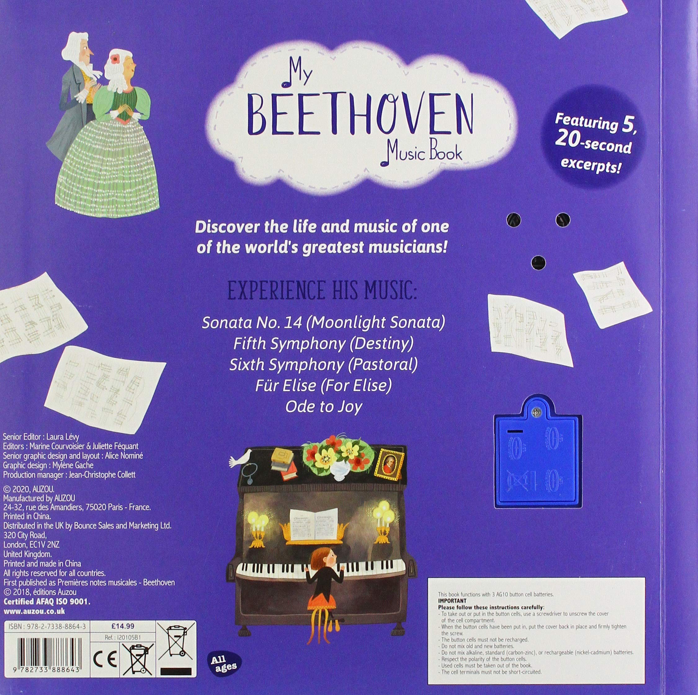 My Beethoven Music Book (MY MUSIC SERIES