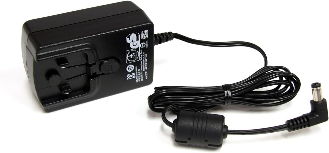 StarTech.com DC Adapter - 12V Adapter - 1.5A - Universal Power Adapter - AC Adapter - DC Power Supply - DC Power Cord - Replacement Adapter (IM12D1500P