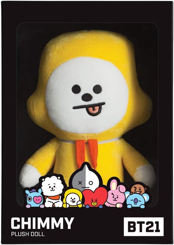AURORA BT21 Merchandise, Chimmy Soft Toy, Medium, 61317, Yellow