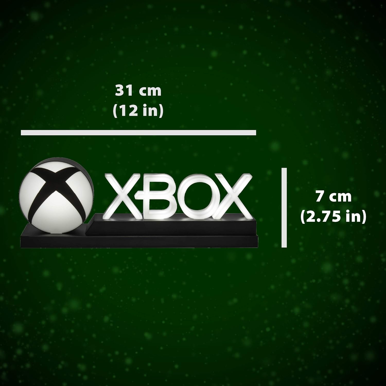 Luce Icone XBOX Accessorio Decorativo per Scrivania con Modalità Dinamica, Regalo per Gamer