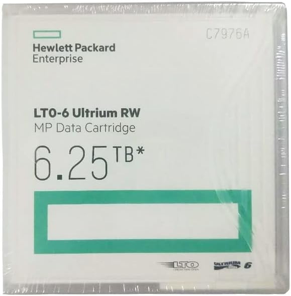 HP Ultrium LTO-6 6.25TB Data Cartridge