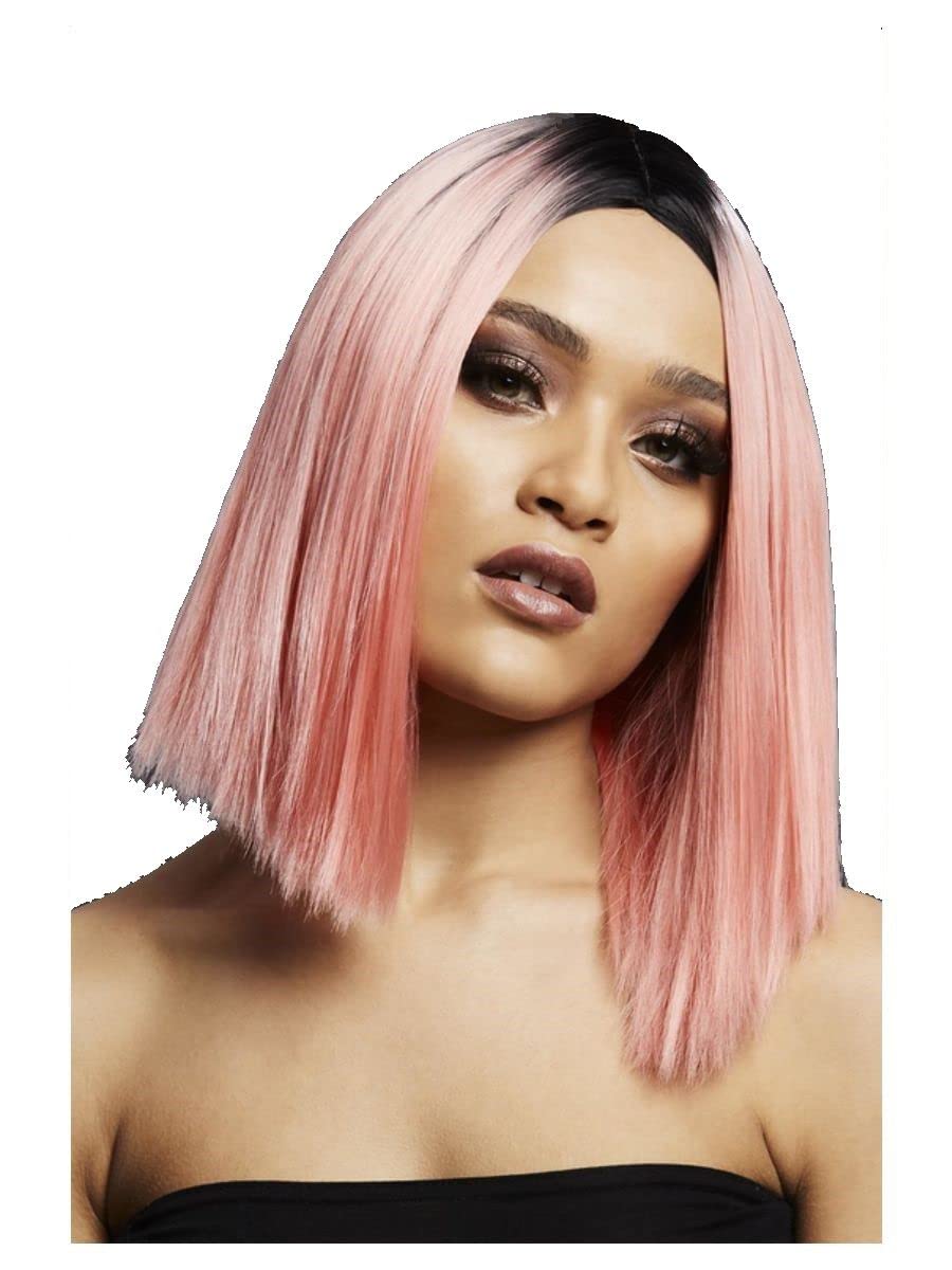 Smiffys Fever Kylie Wig, Two Toned Blend