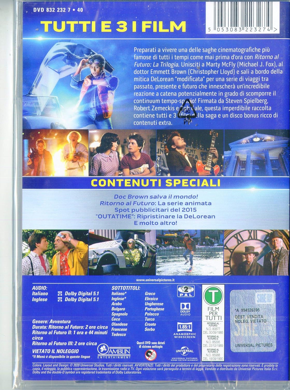 Ritorno al Futuro: The Ultimate Trilogy - Collection 35° Anniversario