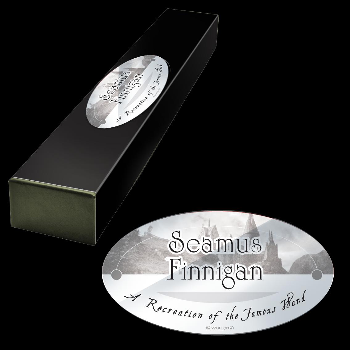 The Noble Collection - Seamus Finnigan Character Wand - 13in (33cm) Wizarding World Wand With Name Tag - Harry Potter Film Set Movie Props Wands