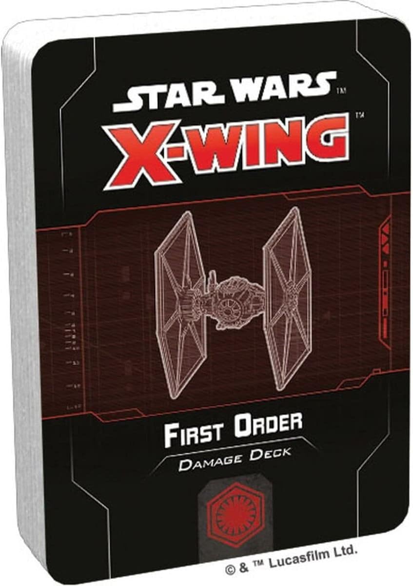 Fantasy Flight Games - Star Wars X-Wing Second Edition: Star Wars X-Wing: First Order Damage Deck - Miniature Game