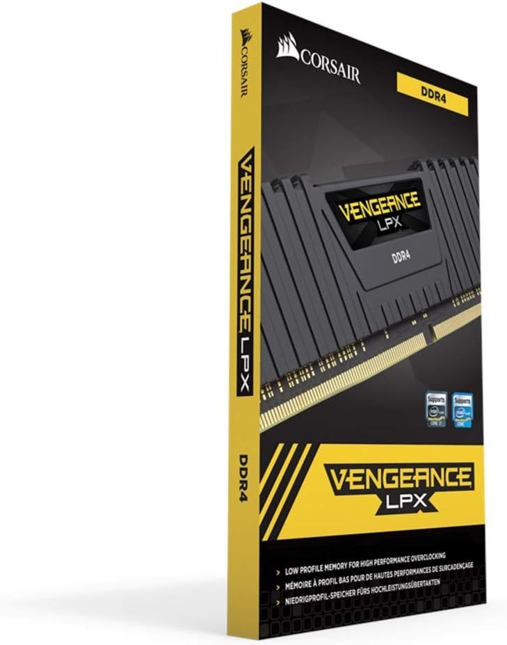 Corsair VENGEANCE LPX DDR4 RAM 16GB (2x8GB) 3600MHz CL18 Intel XMP 2.0 Computer Memory - Black (CMK16GX4M2D3600C18) 2 x 8 GB