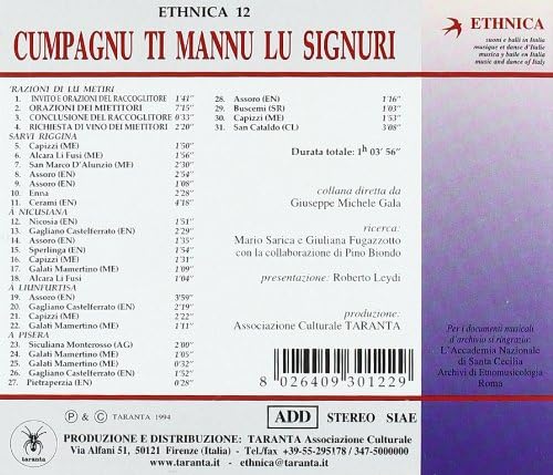 Cumpagnu Ti Mannu Lu Signori