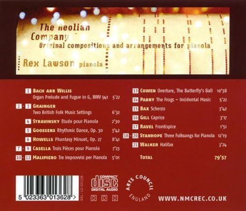 Aeolian Company, The - Music for the Pianola