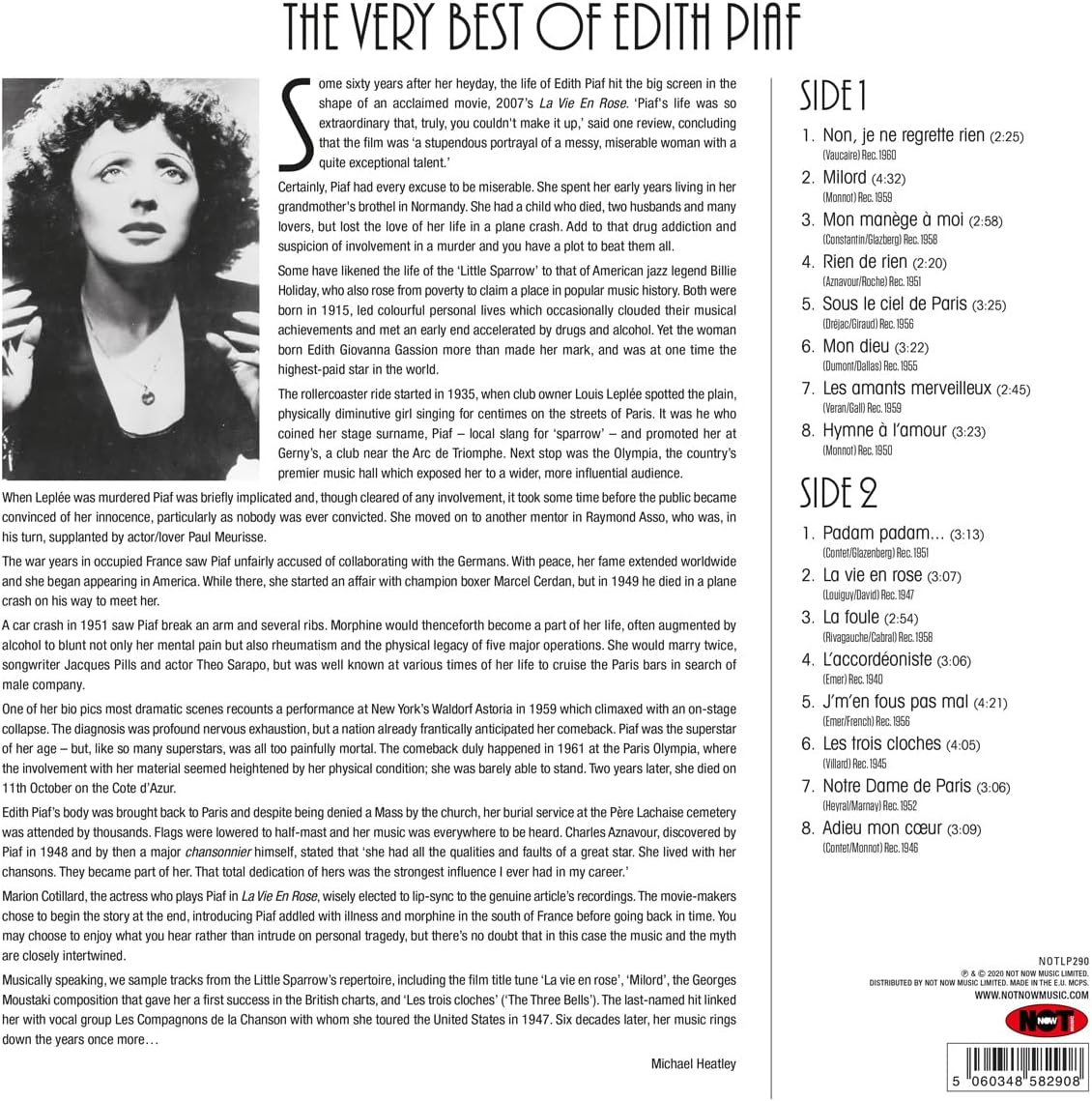 The Very Best Of (Clear Vinyl) 180 Gr. Lp