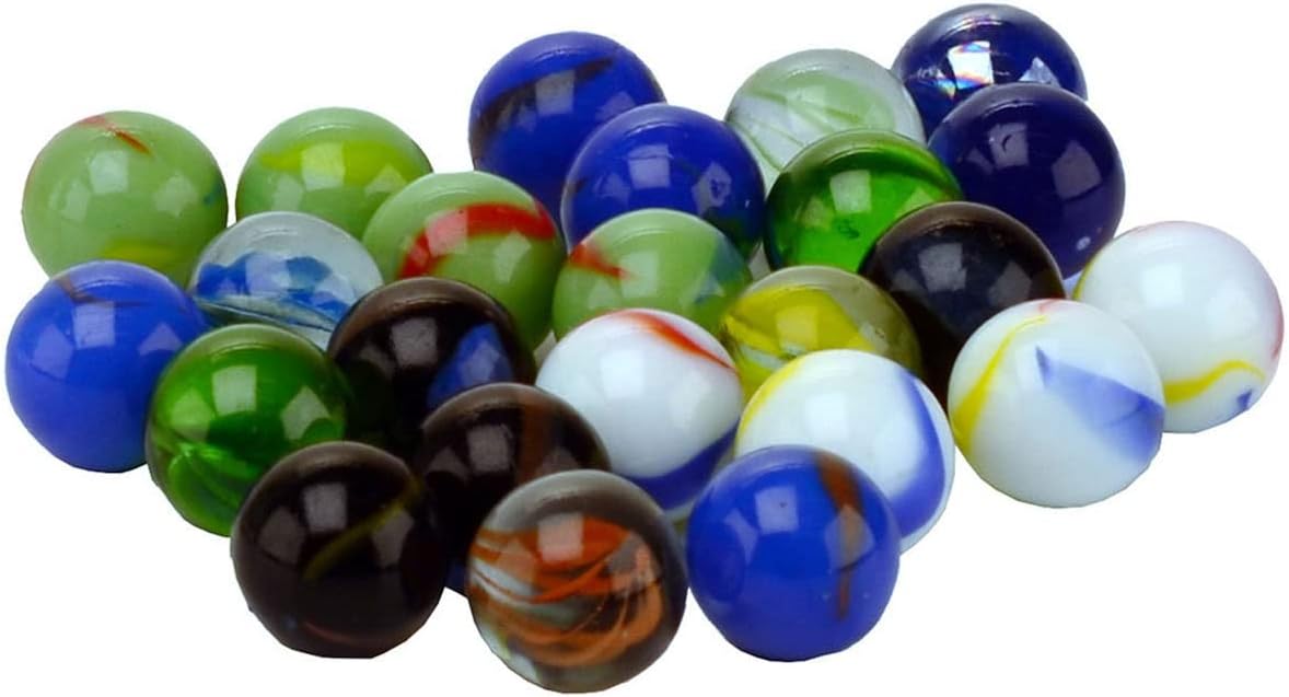 Outdoor Fun Knikkers op kaart 24 stuks 16mm