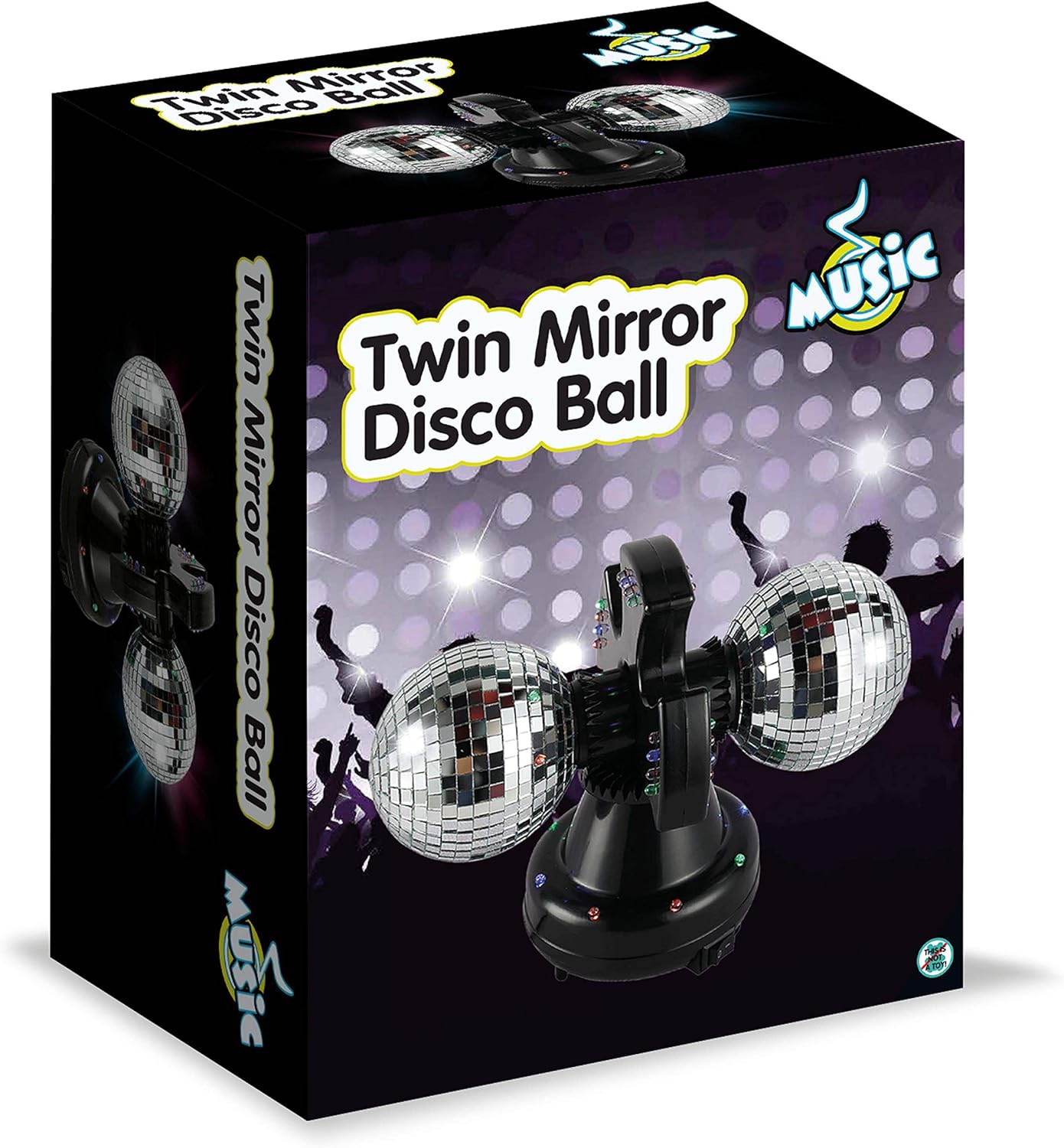 AMO TOYS Music - Twin Mirror Ball Lamp LED (501114