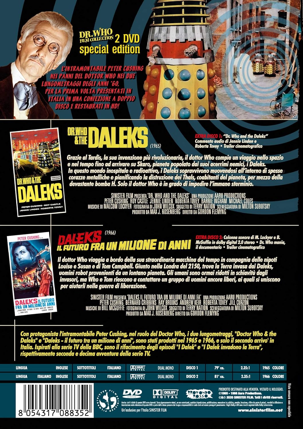 Dr. Who Film Collection, Special Edition (2 DVD) (Restaurato in HD)
