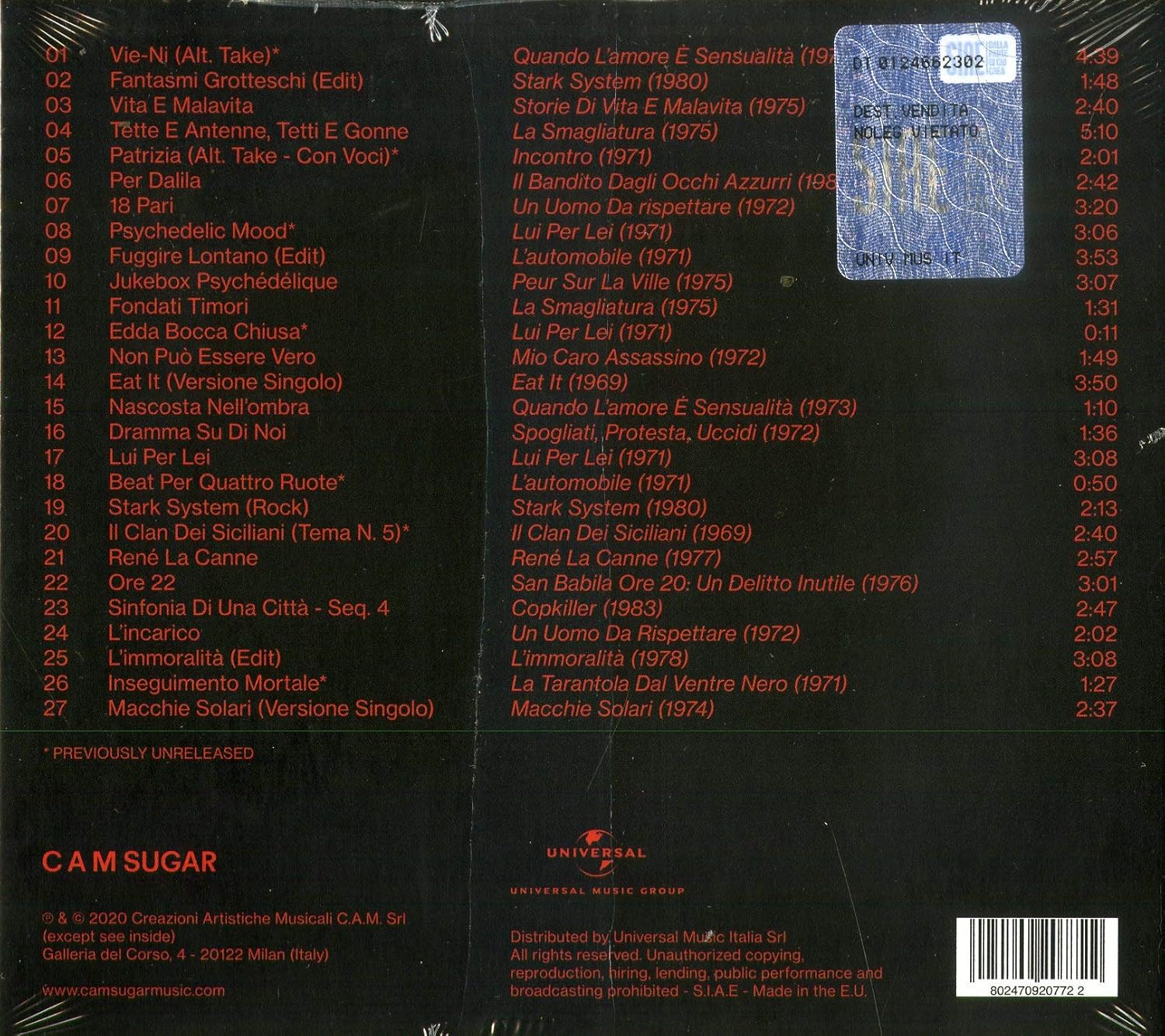 Morricone Segreto CD