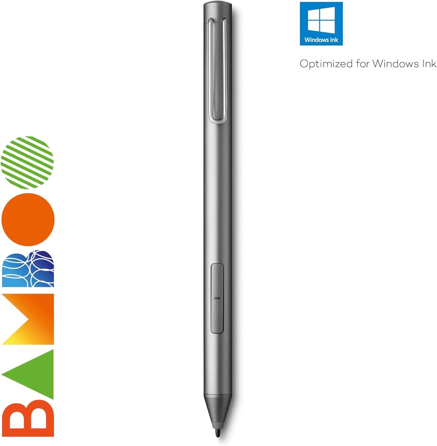Wacom Bamboo Ink-Active Stylus, Gray & ACK42416 - Tip Set for the Bamboo Ink Stylus
