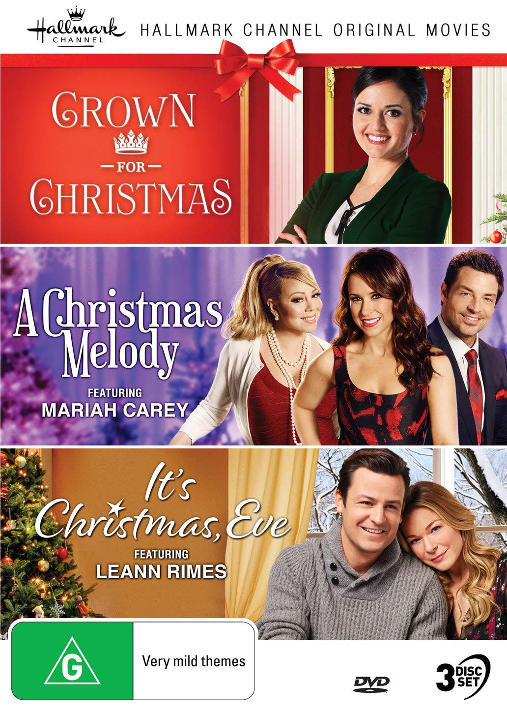 Hallmark Christmas 3 Film Collection (Crown for Christmas/A Christmas Melody/It's Christmas Eve)