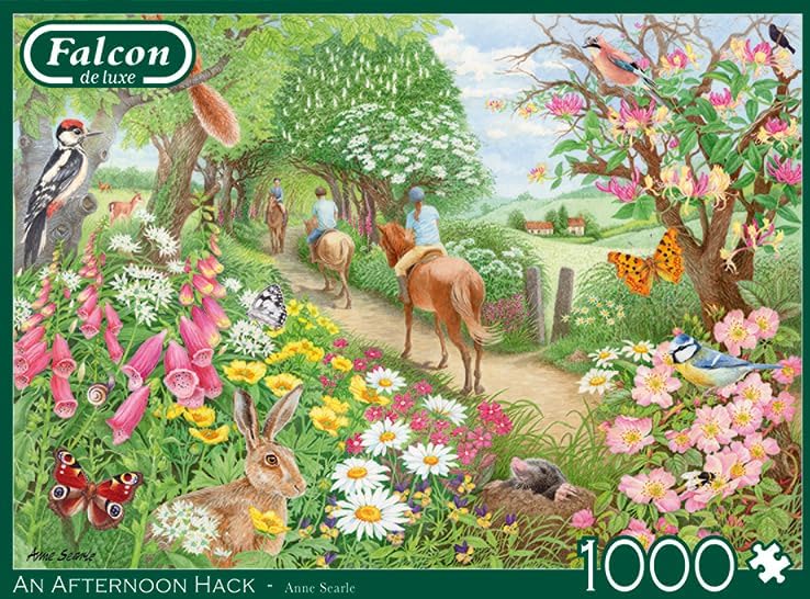 Jumbo, Falcon de luxe - An Afternoon Hack, Jigsaw Puzzles for Adults, 1000-Piece