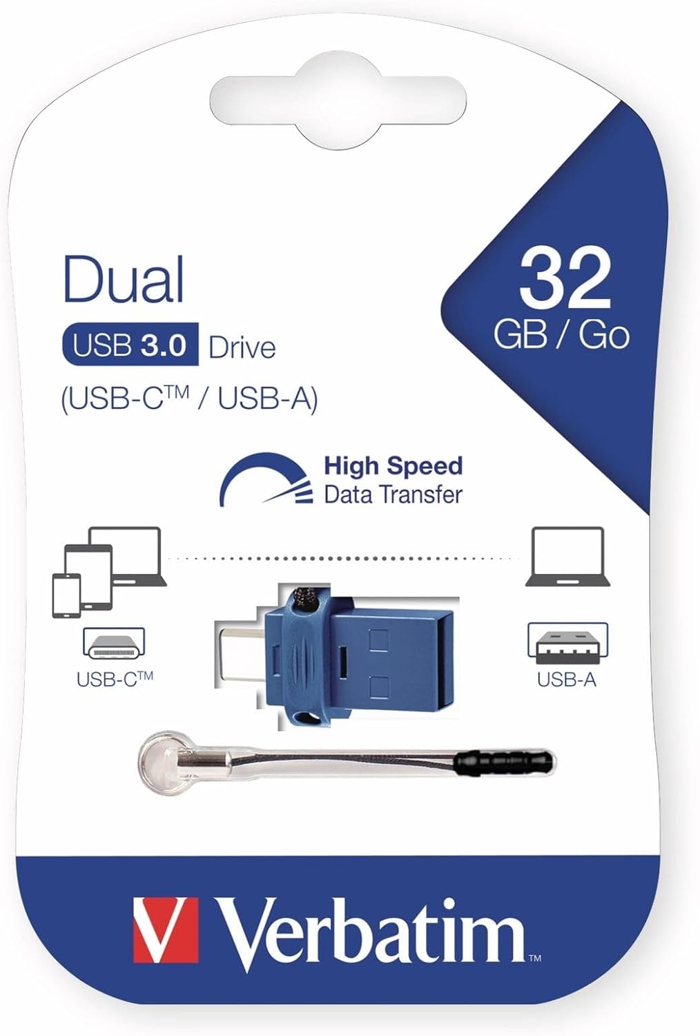 Verbatim 49966 32 GB Dual USB-C/USB 3.0 Drive