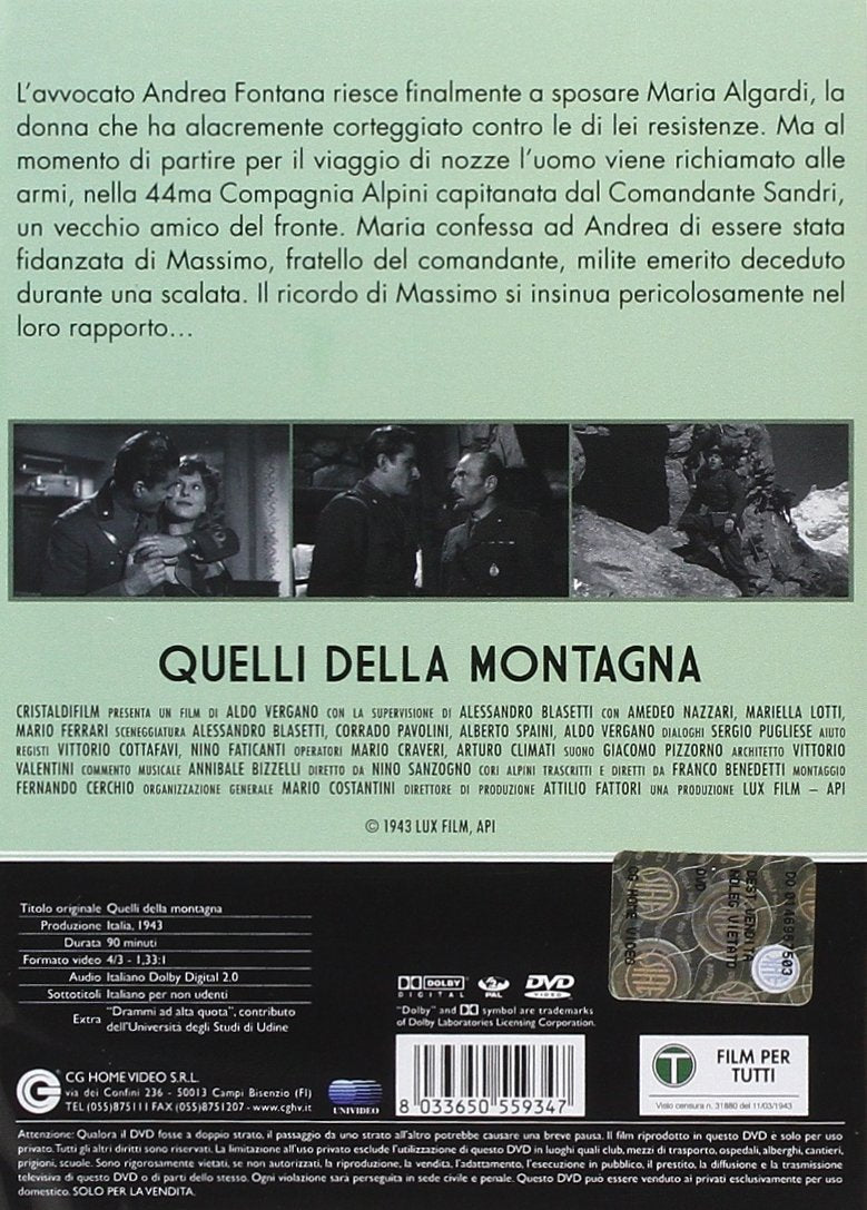 quelli della montagna dvd Italian Import