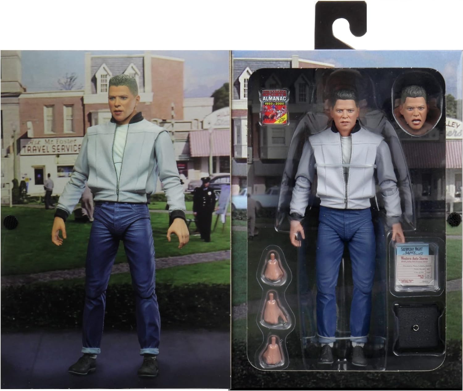 NECA - Back To The Future Biff Ultimate 7 Action Figure One Size White NECA53606