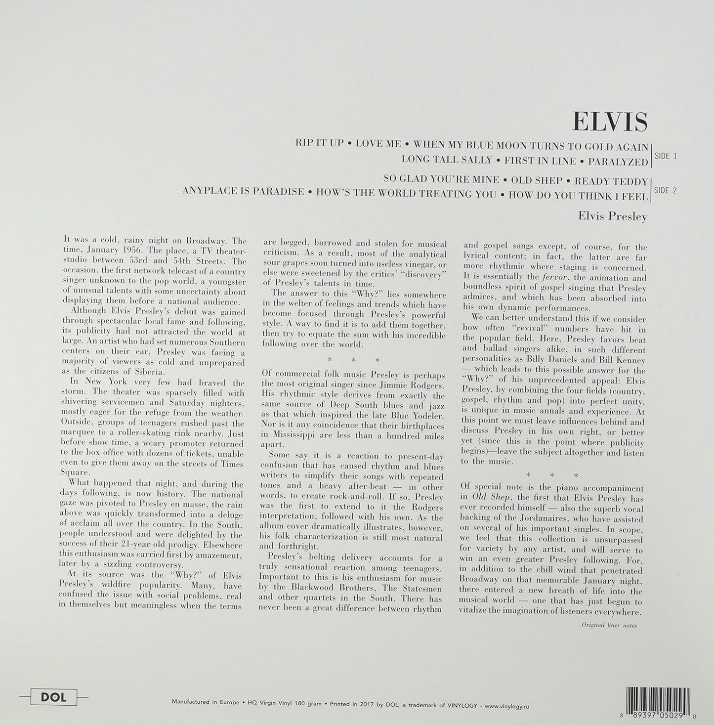 Elvis (Orange