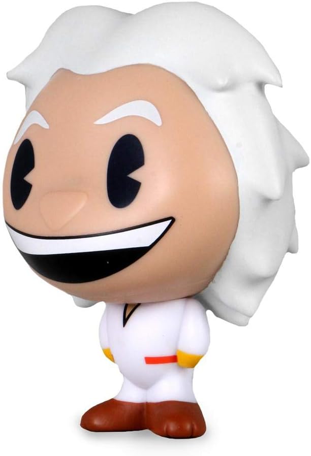 Back To The Future Doc Brown 4 Inch Stylized Figure With Keyring (Kidrobot Bhunny) Bttf