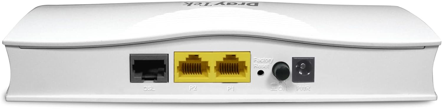 DrayTek Vigor V166 G.fast & VDSL2 Modem, IPv6 and IPv4 Compatible, 2 Gigabit LAN Ports