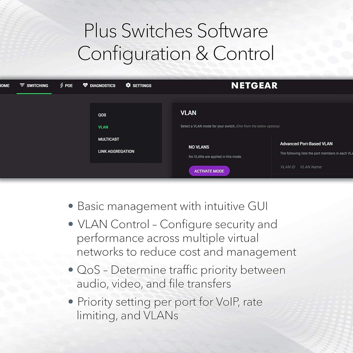 NETGEAR PoE Switch 5 Port Gigabit Ethernet Plus Network Switch (GS305EPP) - with 4 x PoE+ @ 120W, Desktop or Wall Mount