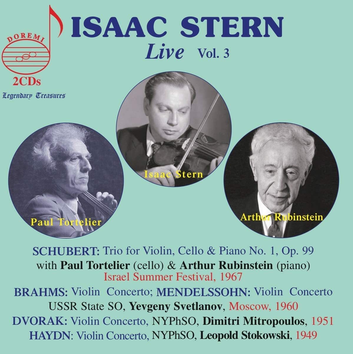 Isaac Stern: Live - Volume 3