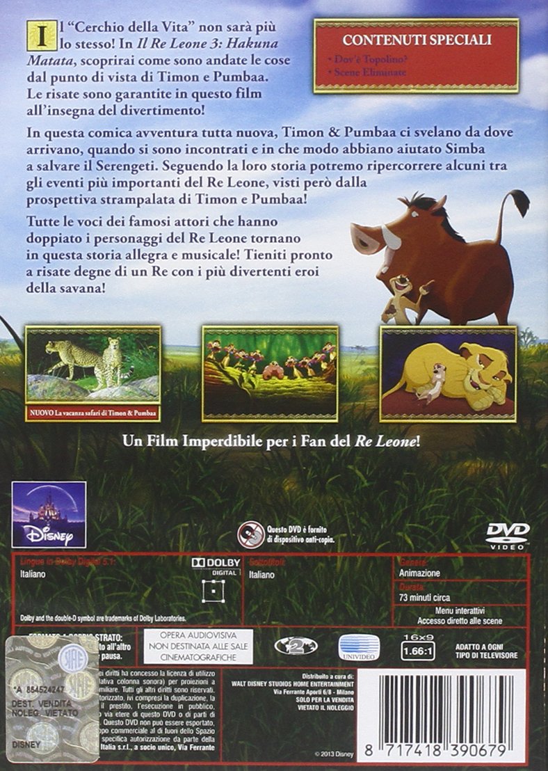 Il Re Leone 3 - Hakuna Matata