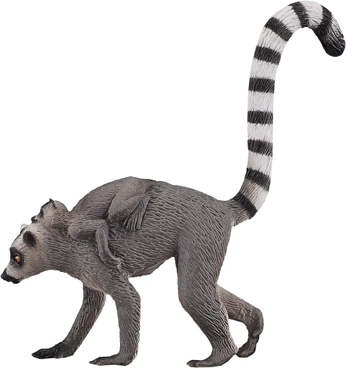MOJO Lemur with Baby Toy Figure