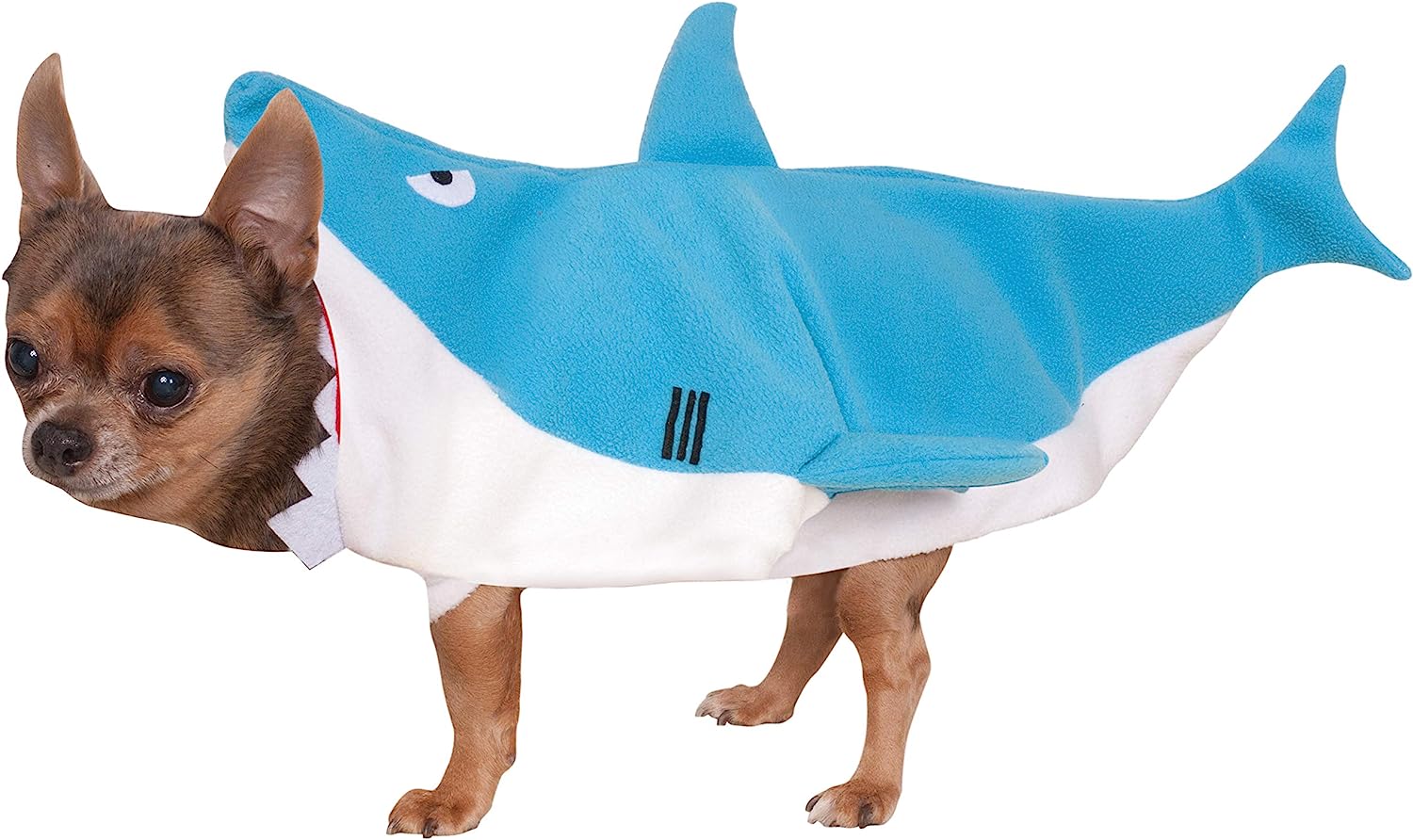 Rubie's Damen Shark Pet Costume, Large Partyzubeh r, Blue, Large EU