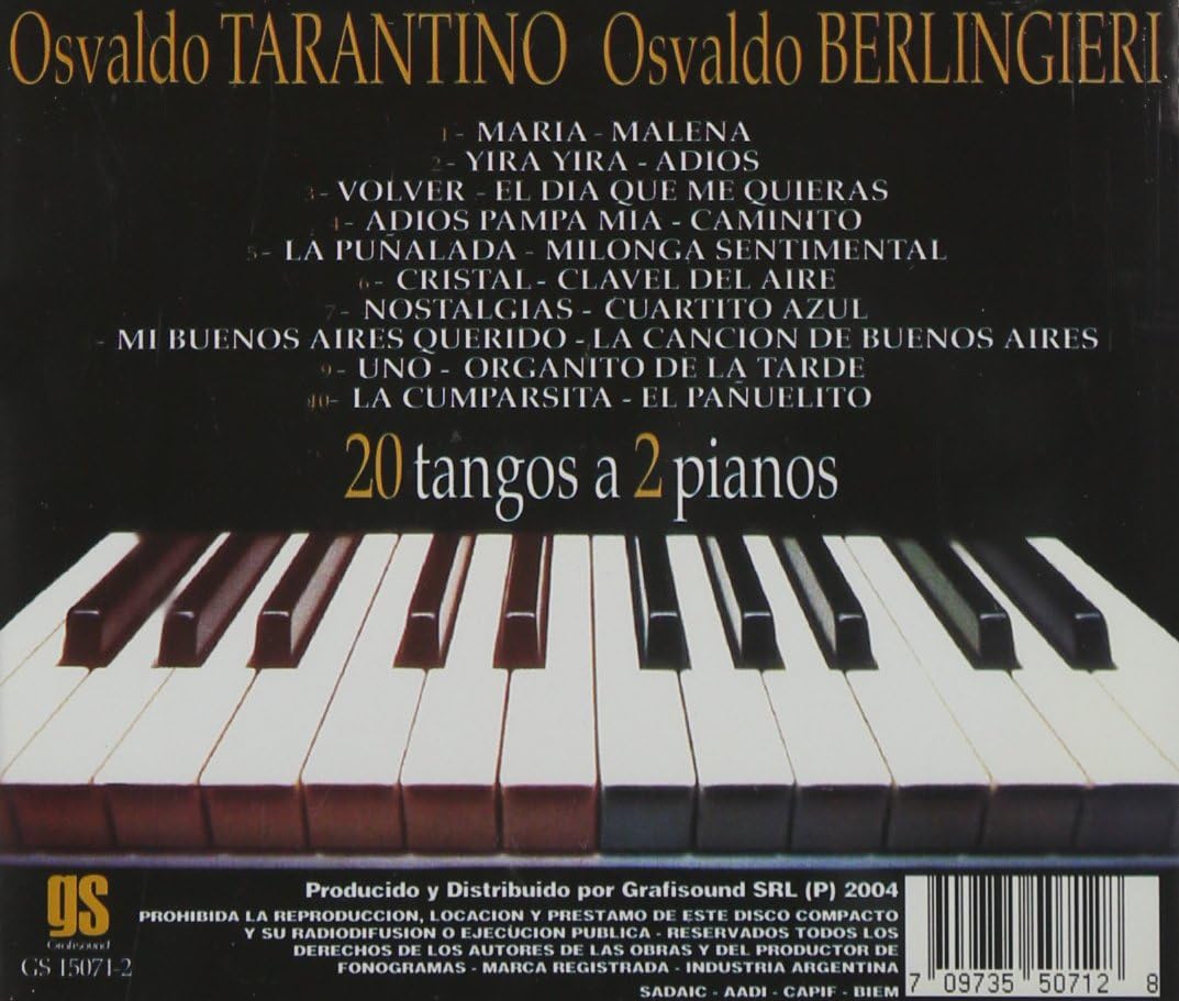 20 Tangos a 2 Pianos
