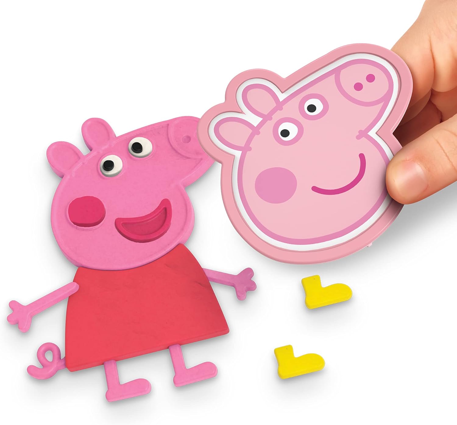 Play-Doh Peppa Wutz Stylingset mit 9 Dosen und 11 Accessoires, Peppa Wutz Spielzeug für Kinder ab 3 Jahren, Multicolour