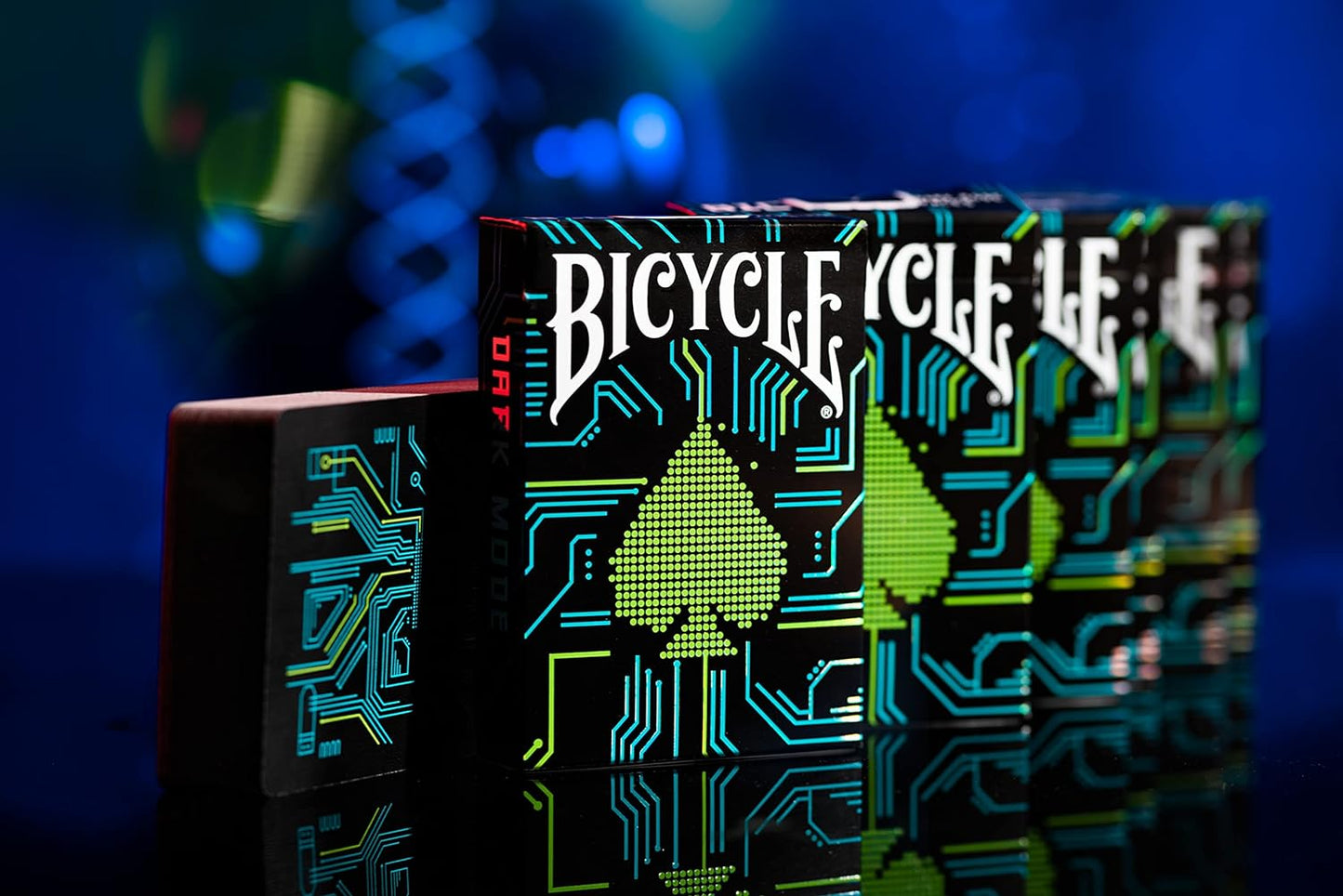 Bicycle Dark Mode Playing Cards - 1 Deck, Air Cushion Finish, Professional, Superb Handling & Durability, Great Gift For Card Collectors único Dark Mode
